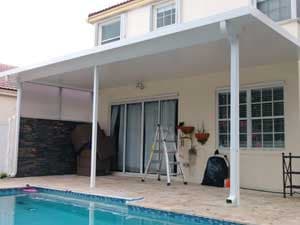 Roof-only screen enclosure